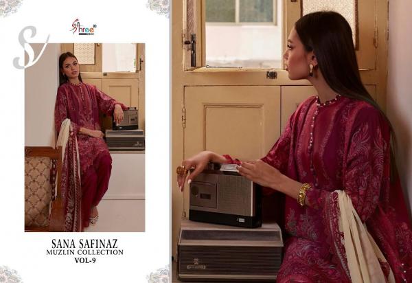 Shree Sana Safinaz Muzlin Collection 9 Cotton Pakistani Salwar Suits